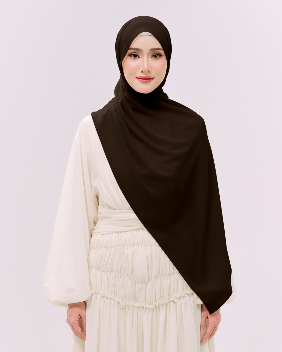 Heavy Chiffon 1.8m Coffee