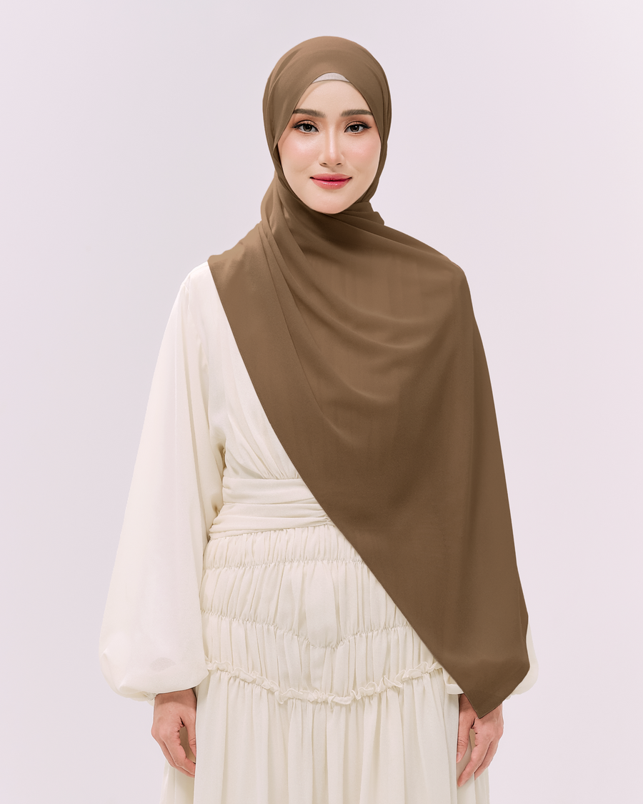 Heavy Chiffon 1.8m Nescafe