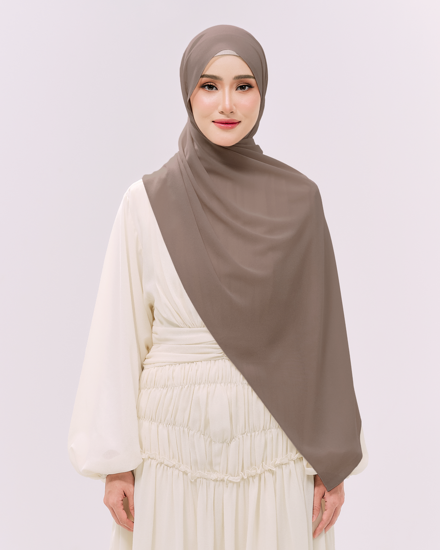 Heavy Chiffon 1.8m Latte