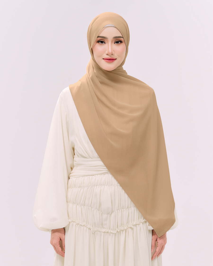 Heavy Chiffon 1.8m Biscotti