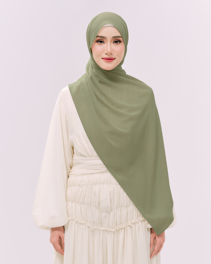 Heavy Chiffon 1.8m Green Tea