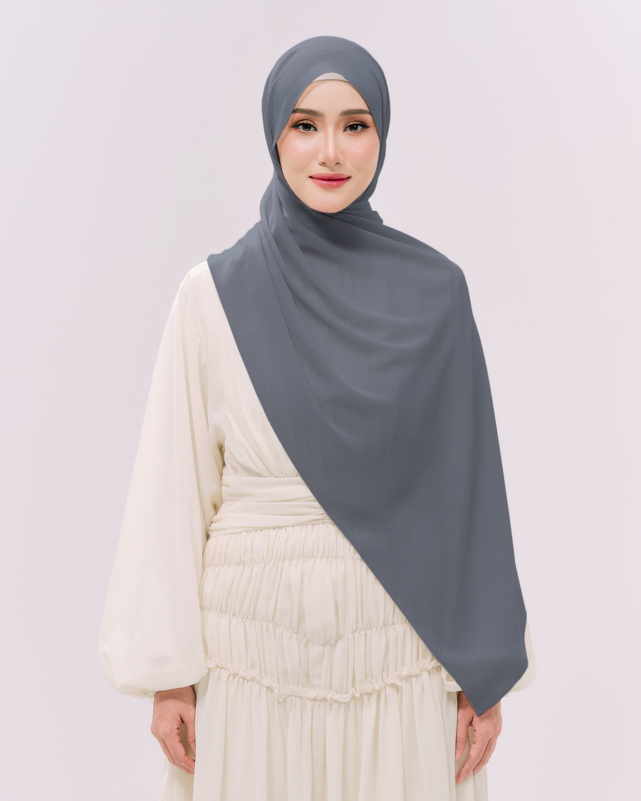 Heavy Chiffon 1.8m Stone