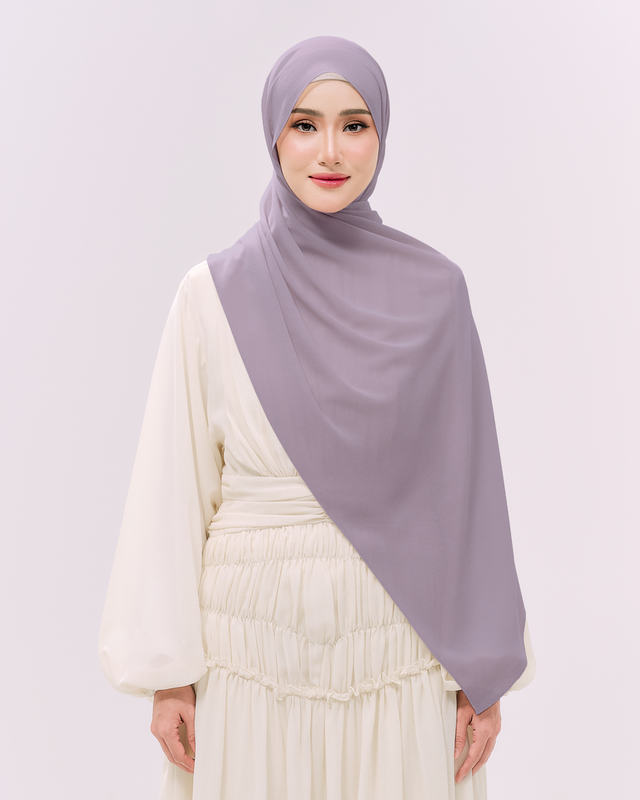 Heavy Chiffon 1.8m Soft Purple