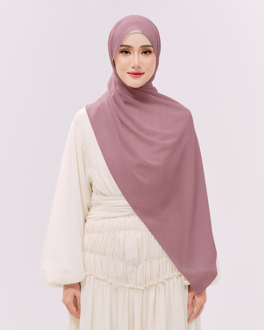 Heavy Chiffon 1.8m Dusty Rose