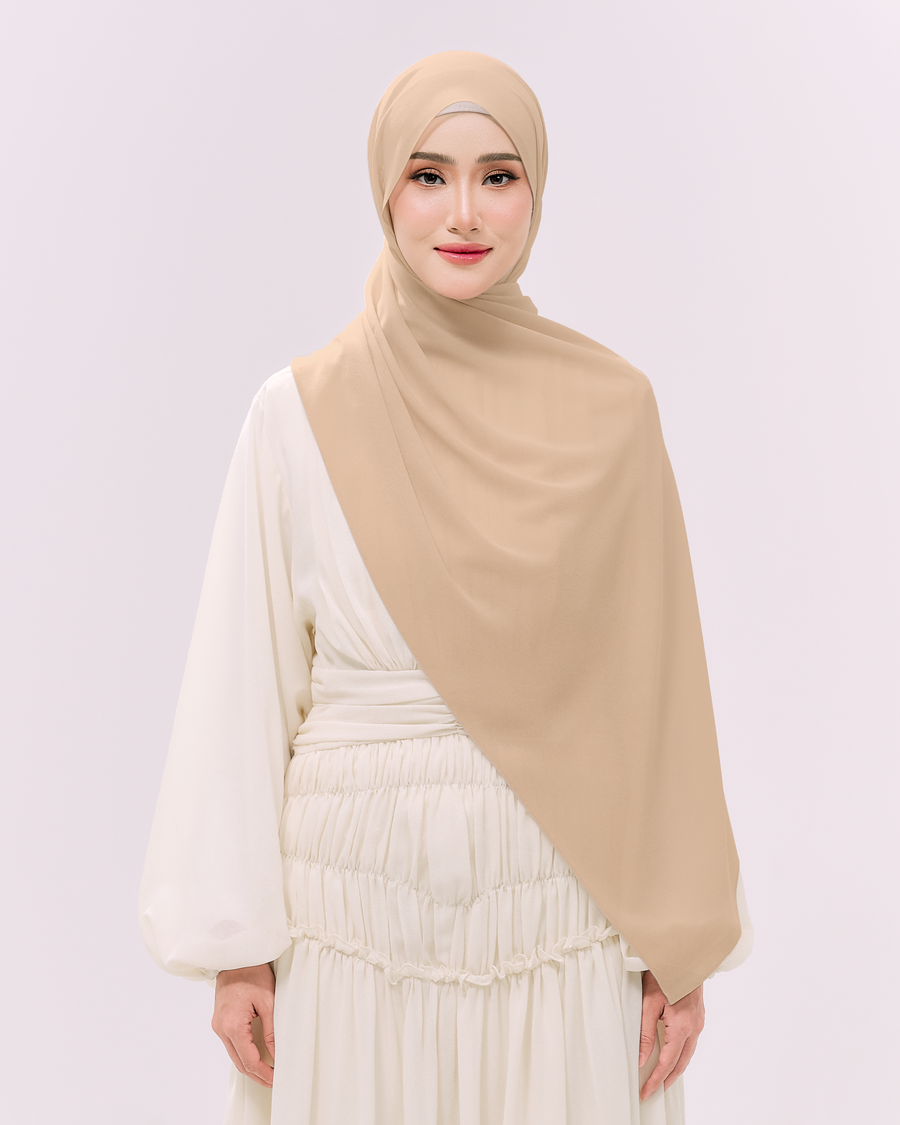 Heavy Chiffon 1.8m Pale Butter