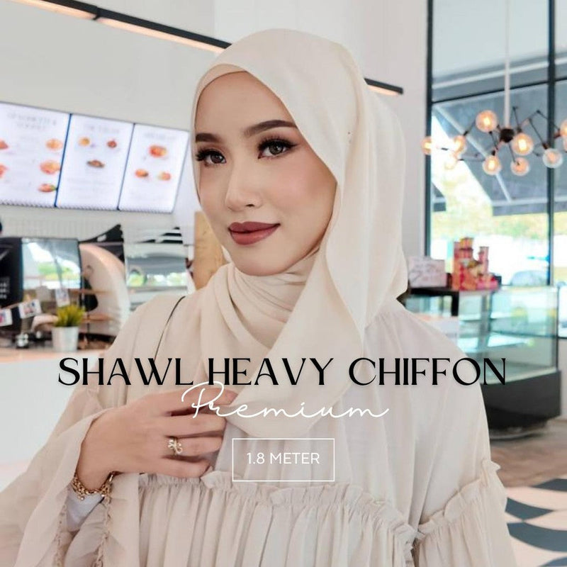 Shawl Heavy Chiffon Premium (BUY 5 FREE 1)