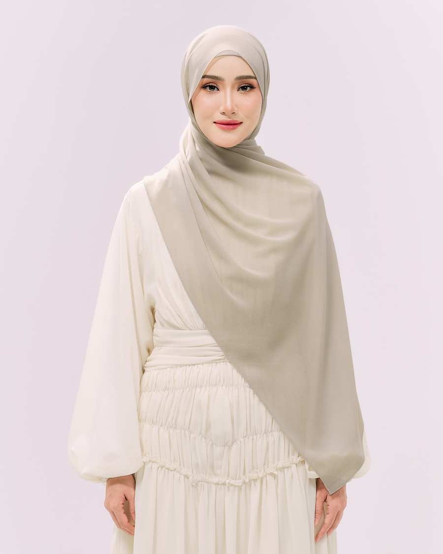 Heavy Chiffon 1.8m Ivory