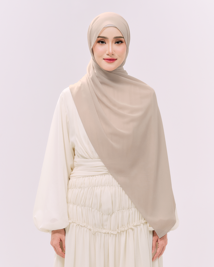 Heavy Chiffon 1.8m Soft Nude