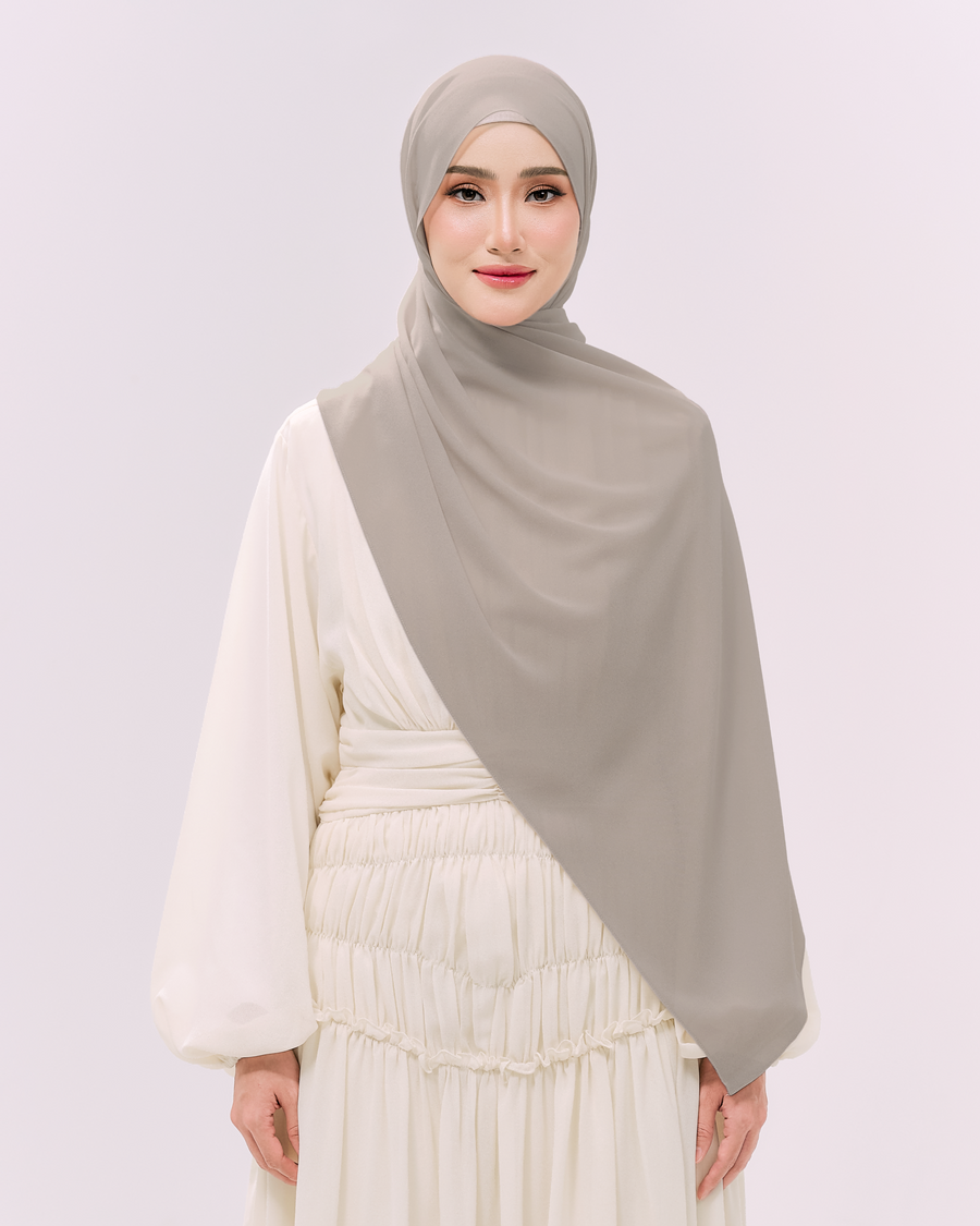 Heavy Chiffon 1.8m Light Taupe