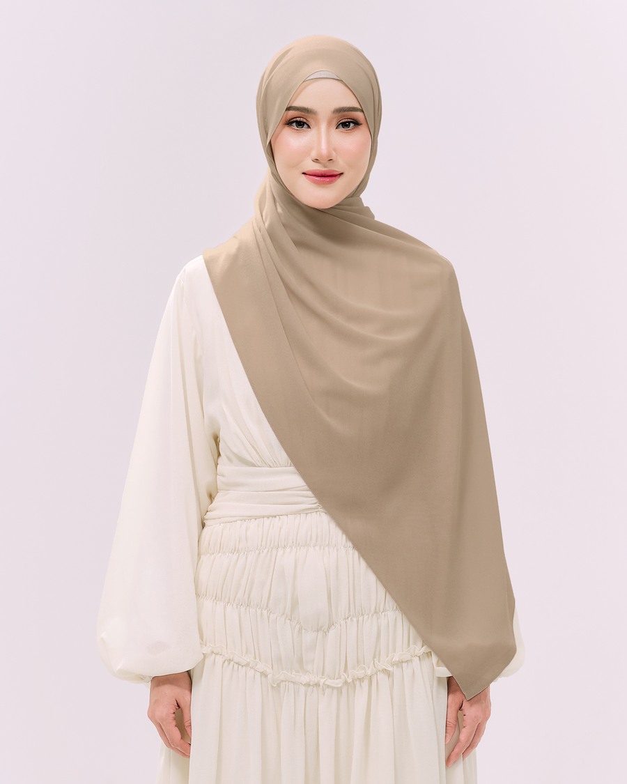 Heavy Chiffon 1.8m Sand