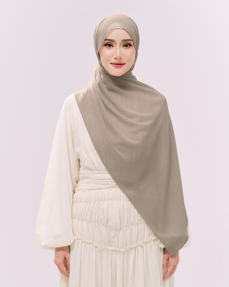 Heavy Chiffon 1.8m Oyster