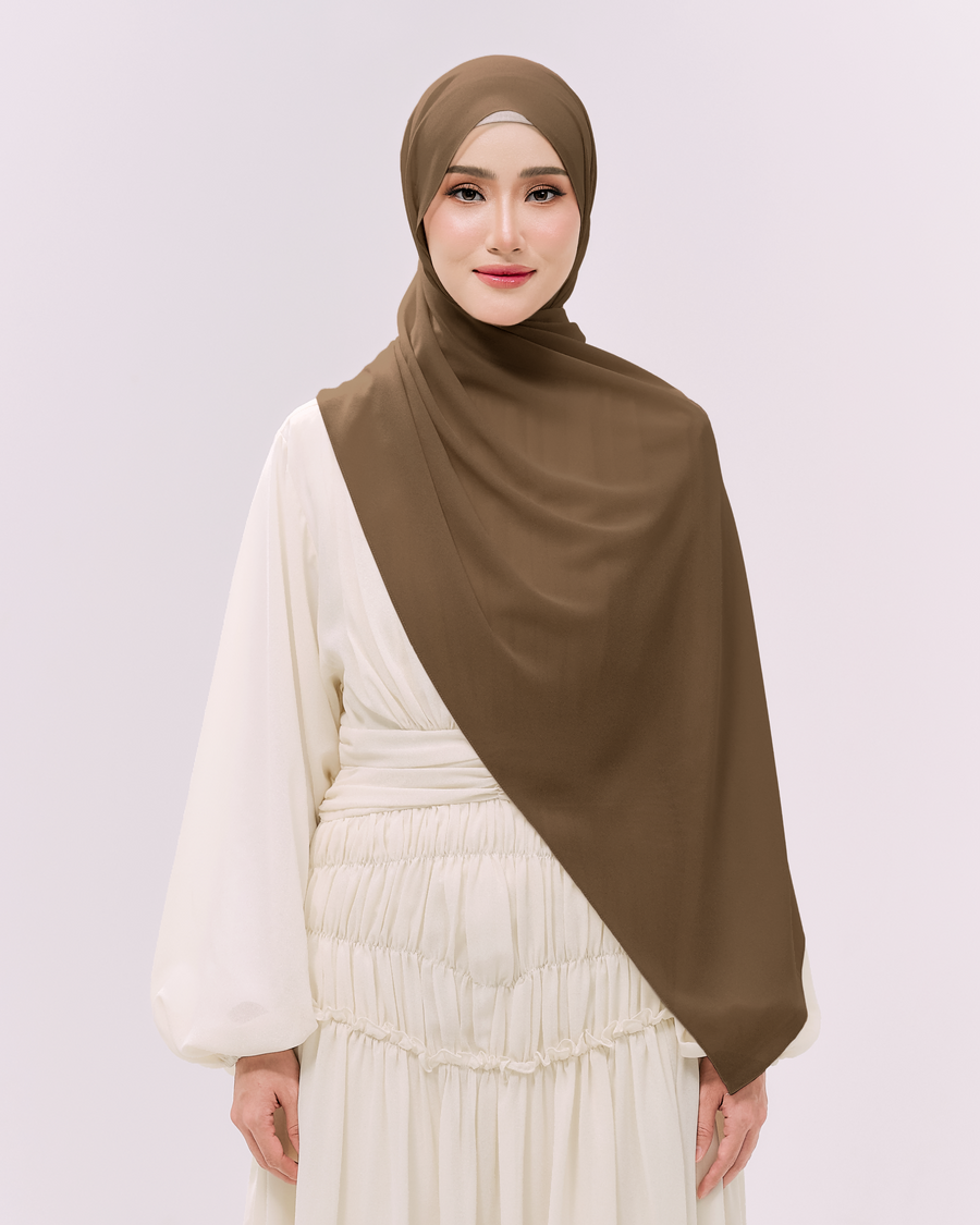 Heavy Chiffon 1.8m Truffle