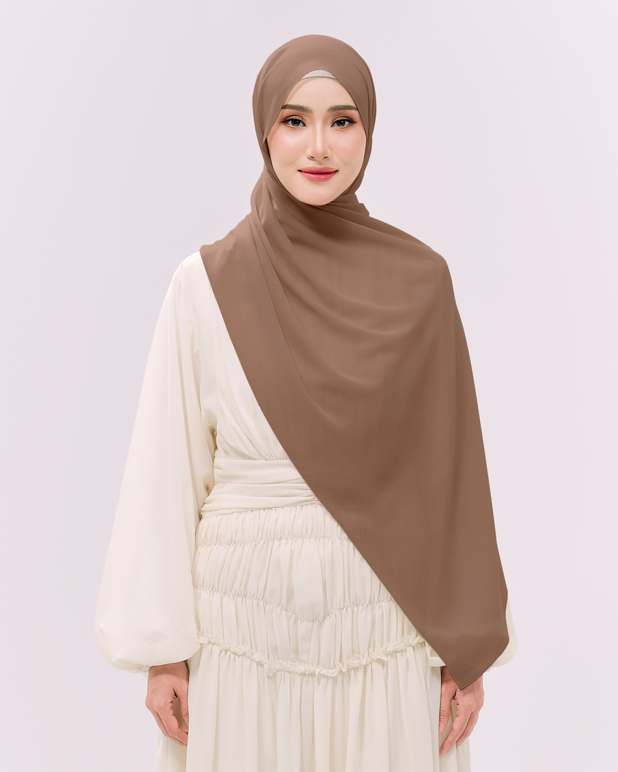 Heavy Chiffon 1.8m Mocha