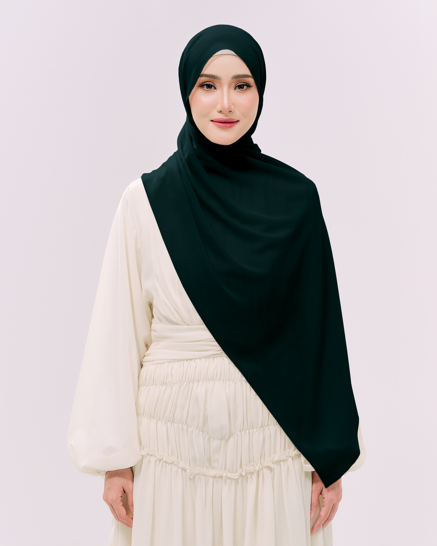 Heavy Chiffon 1.8m Emerald Green