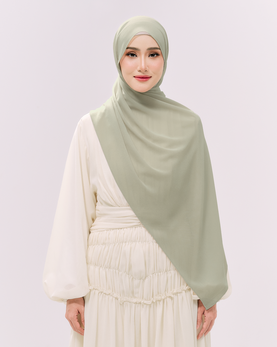 Heavy Chiffon 1.8m Sage Green