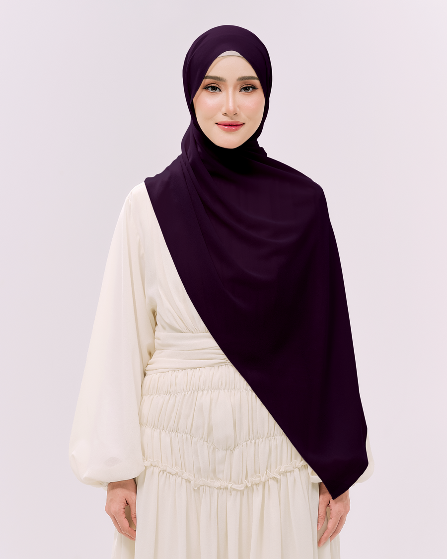 Heavy Chiffon 1.8m Grape