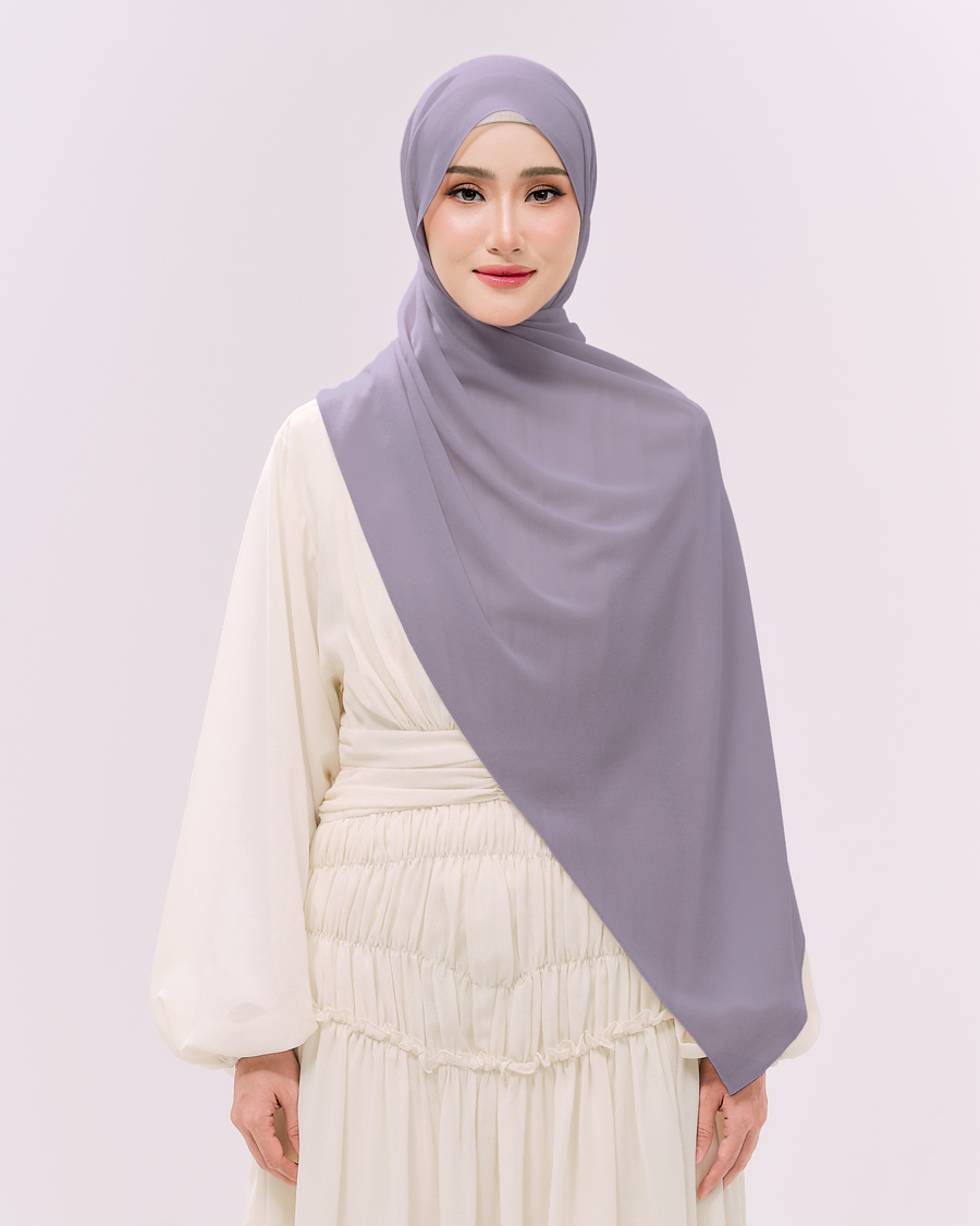 Heavy Chiffon 1.8m Dusty Purple