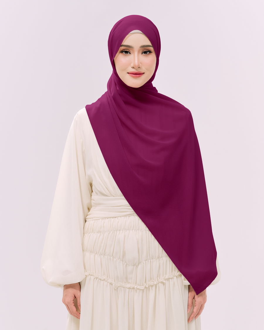 Heavy Chiffon 1.8m Magenta