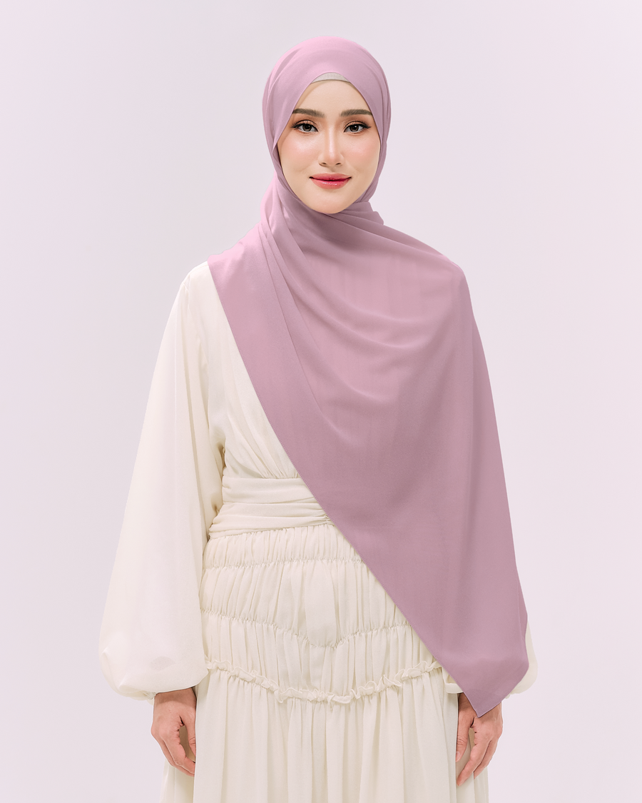 Heavy Chiffon 1.8m Dusty Pink