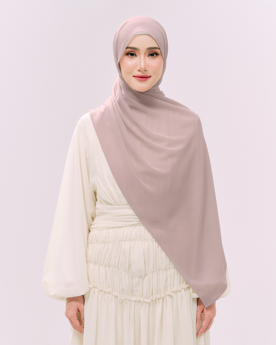 Heavy Chiffon 1.8m Peach Beige