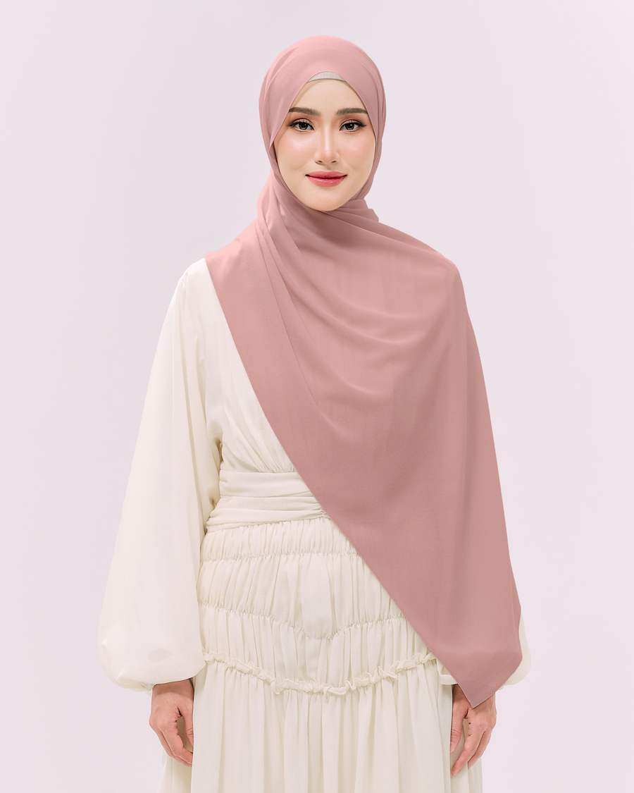 Heavy Chiffon 1.8m Rosegold