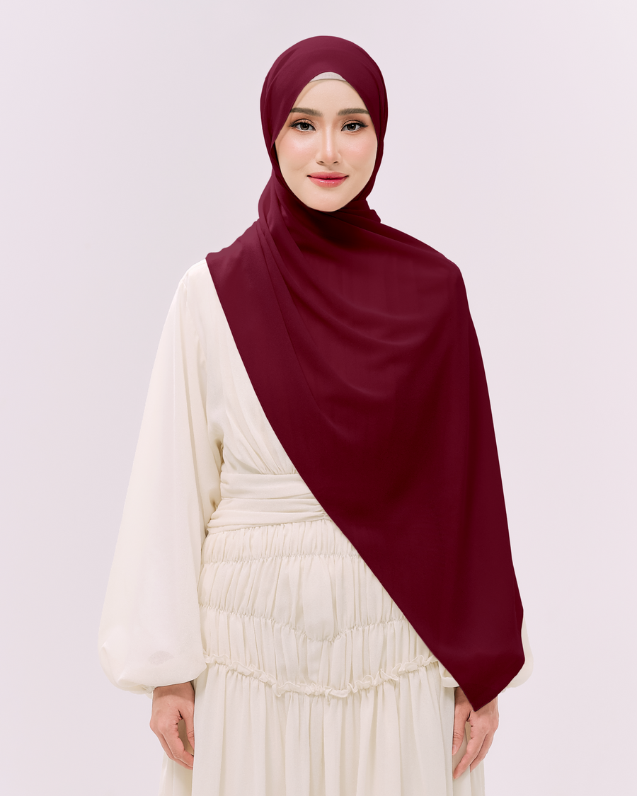 Heavy Chiffon 1.8m Cherry