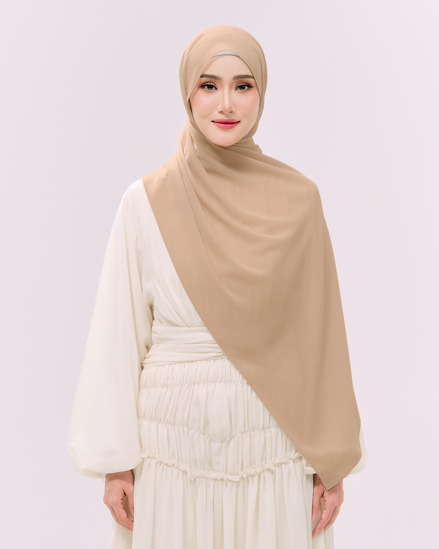 Heavy Chiffon 1.8m Buttercream
