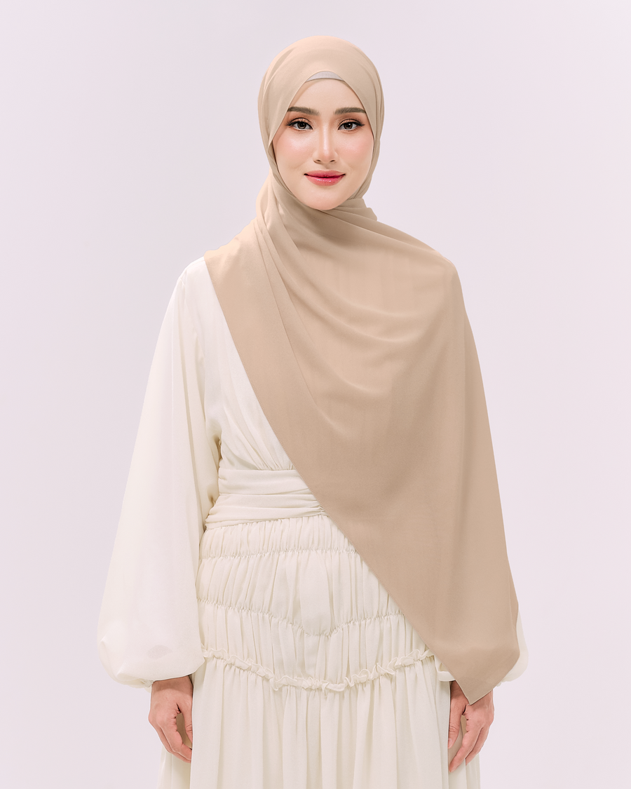 Heavy Chiffon 1.8m Butter