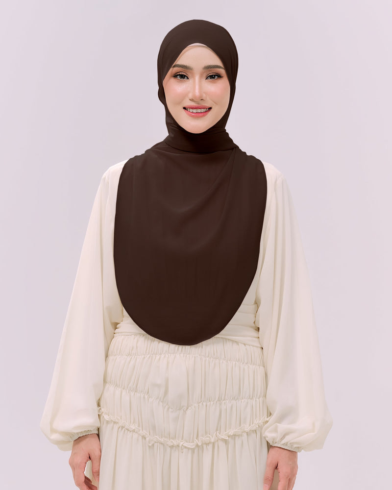 Hoodie Chiffon - Cocoa