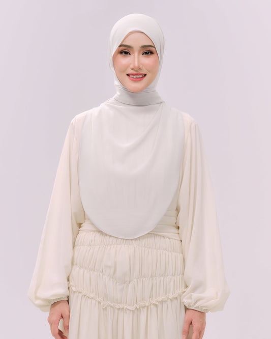 Hoodie Chiffon - Off White