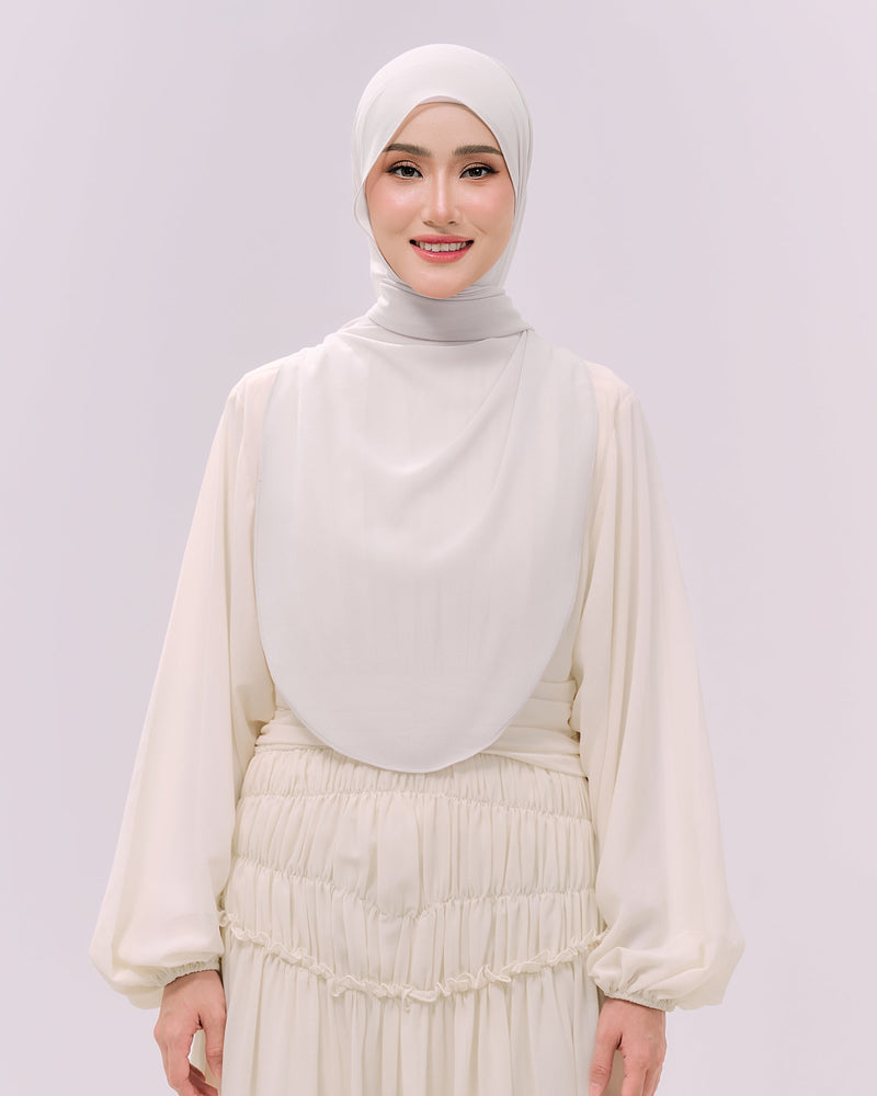 Hoodie Chiffon - Off White
