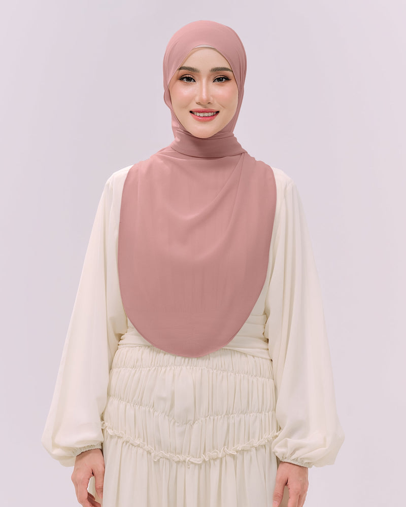 Hoodie Chiffon - Rosegold