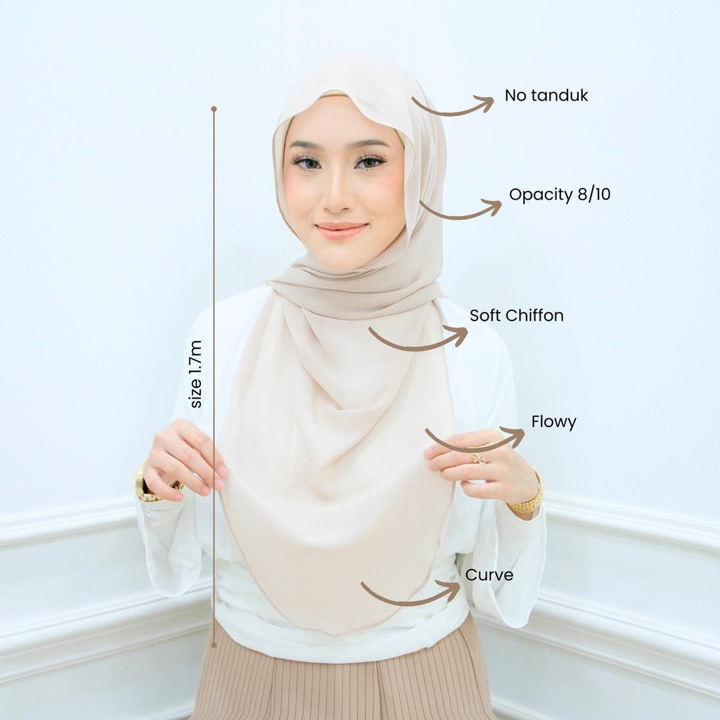 Hoodie Chiffon size guide