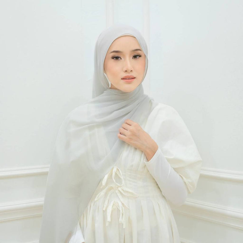 Chiffon Silk Curve Shawl 2m