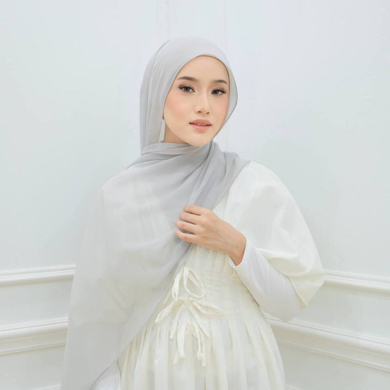 Chiffon Silk Curve Shawl 2m
