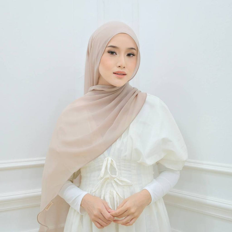 Chiffon Silk Curve Shawl 2m