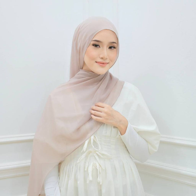 Chiffon Silk Curve Shawl 2m