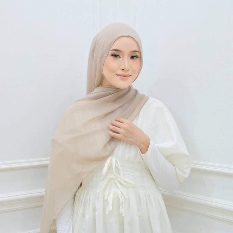 Chiffon Silk Curve Shawl 2m