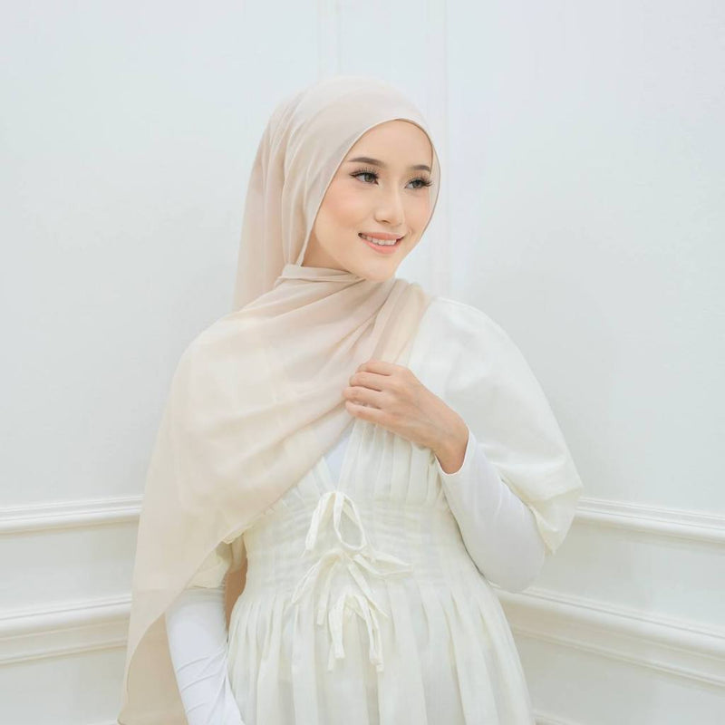 Chiffon Silk Curve Shawl 2m