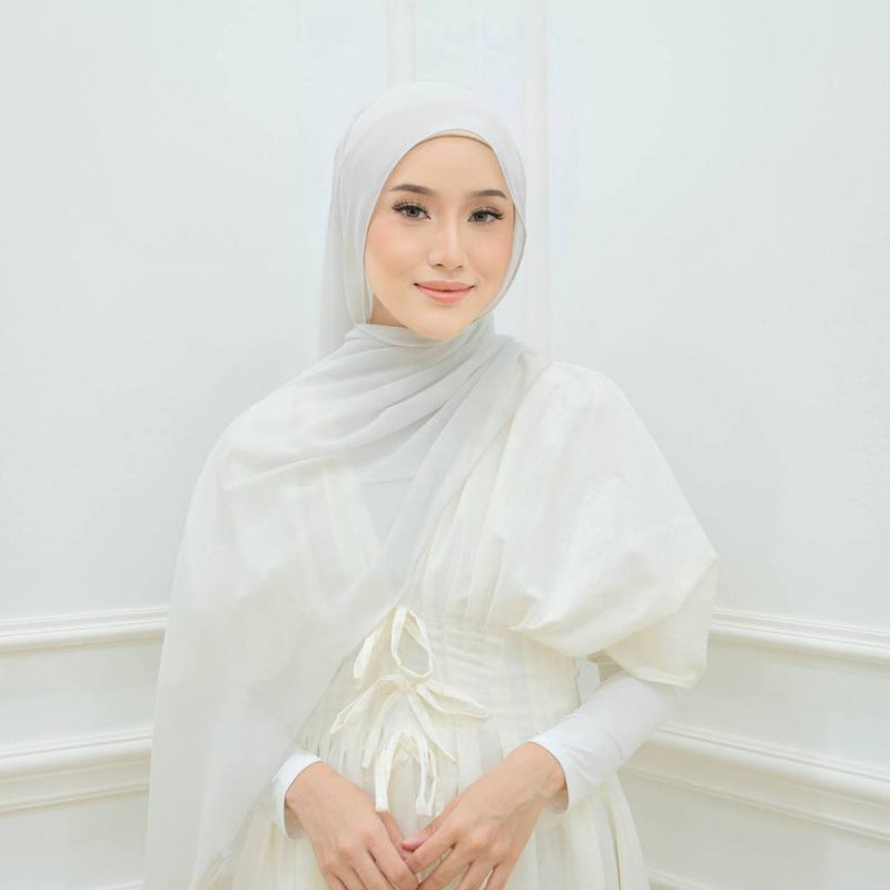 Chiffon Silk Curve Shawl 2m