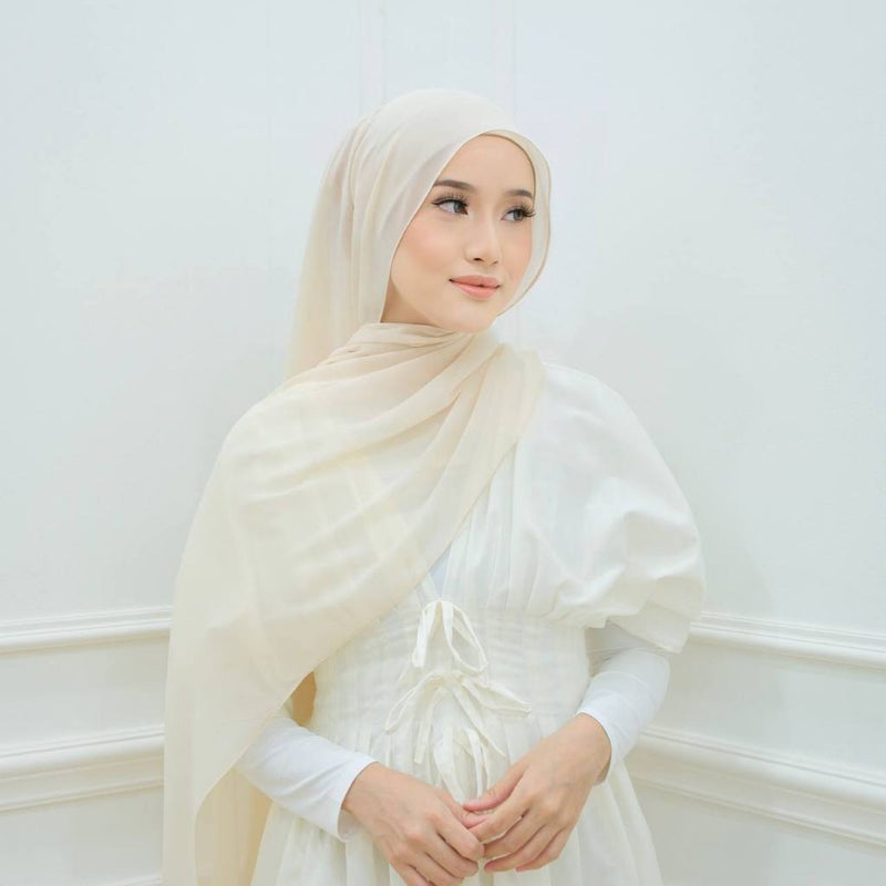 Chiffon Silk Curve Shawl 2m