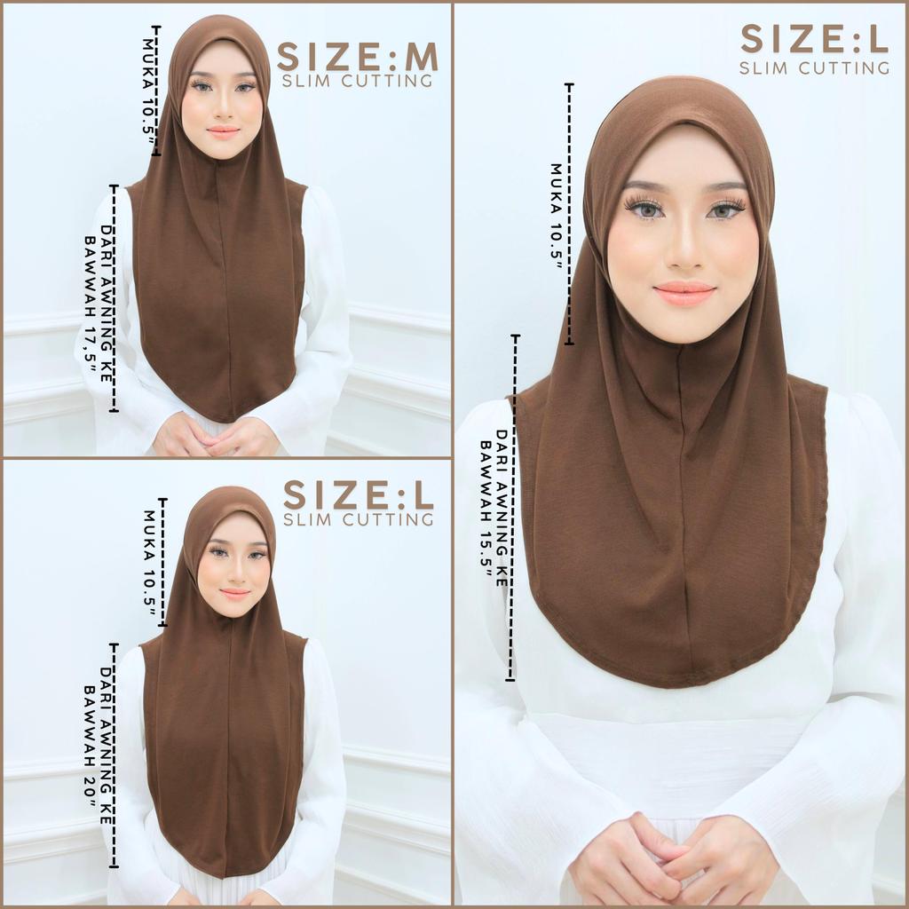 Sarung Cotton size guide — S, M and L