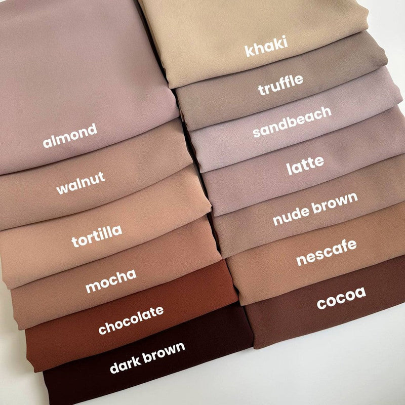 Shawl Heavy Chiffon Premium (BUY 5 FREE 1)